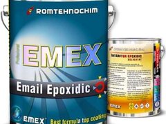 Pachet Email Epoxidic ?Emex? - Negru - Bid. 4 Kg + Intaritor - Bid. 0.70 Kg