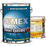 Pachet Email Epoxidic ?Emex? - Negru - Bid. 4 Kg + Intaritor - Bid. 0.70 Kg